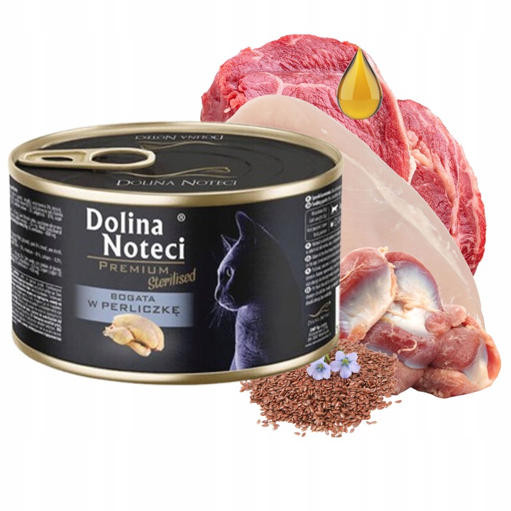 DOLINA NOTECI Premium Karma mokra dla kota Mix Smaków 12 x 185g bezzbożowa