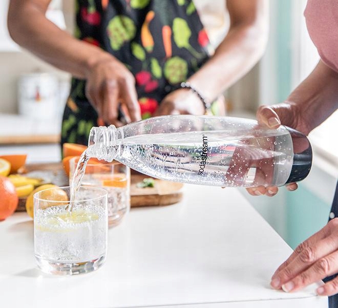 Butelki SodaStream FUSE 2x1L białe - do zmywarki