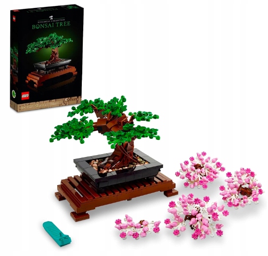 LEGO ICONS 10281 Drzewko bonsai + Torebka