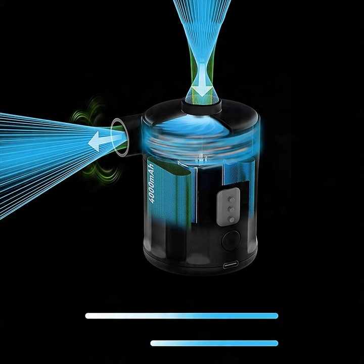 AKUMULATOR MINI POMPA ELEKTRYCZNA NADAJE SIĘ DO PONTONÓW/MATERACY 4000mah