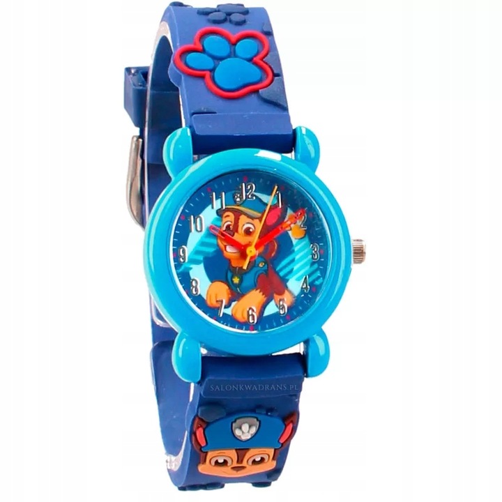 Zegarek Psi Patrol Chase Niebieski Wskazówki PAW PATROL dla chłopca