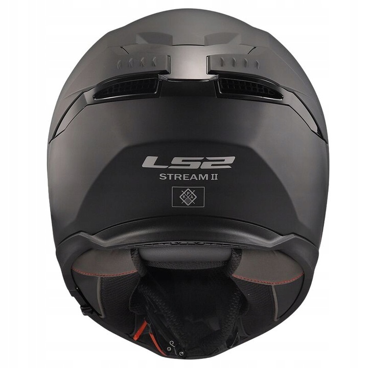 KASK MOTOCYKLOWY LS2 FF808 STREAM II SOLID MATT BLACK CZARNY S