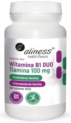 WITAMINA B1 (TIAMINA) DUO 100MG 100 KAPS - ALINESS