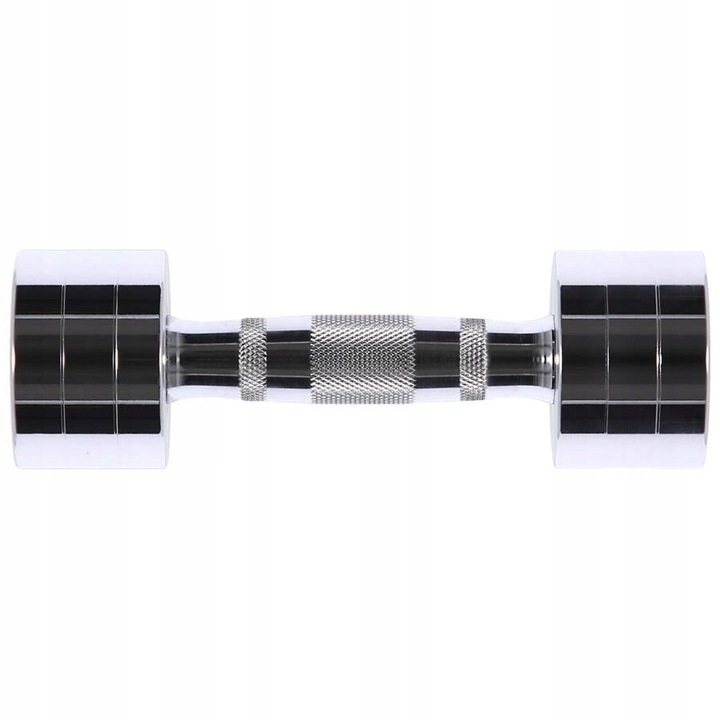 HMS Zestaw Hantle Hantelki Chromowane Do Ćwiczeń Treningu Siłowego 2x3 kg