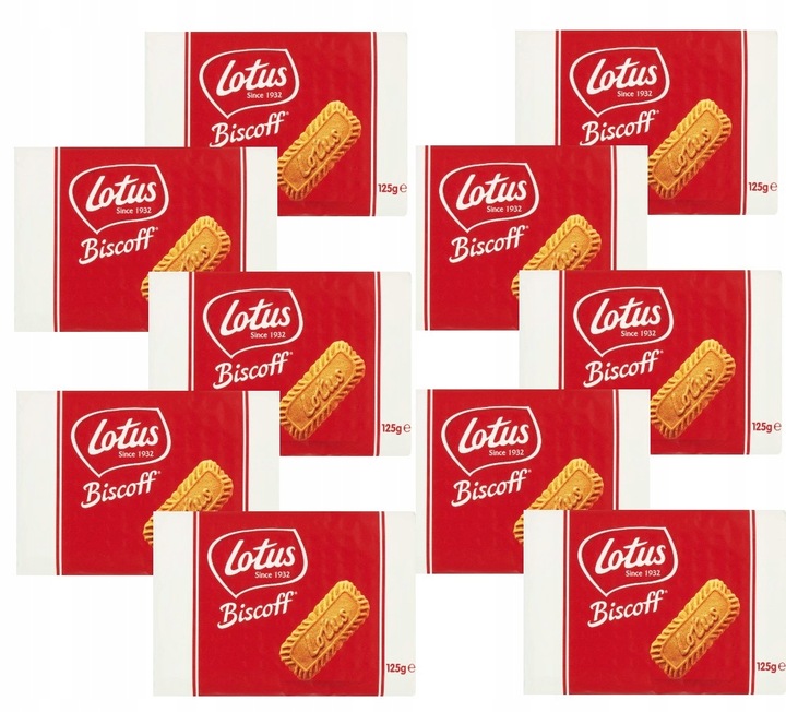 Ciastka LOTUS BISCOFF Karmelizowane 10x125g