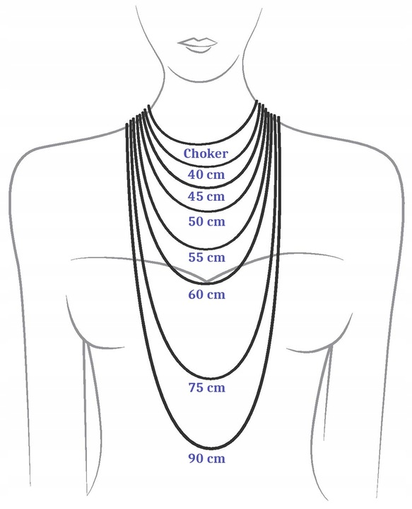 Łańcuszek srebrny 925 Damski Splot PANCERKA do Zawieszek | 50 cm x 1.5 mm