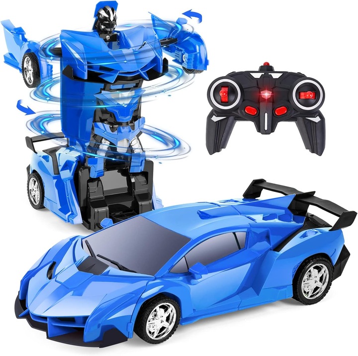 Thedttoy Transforming Toys – Zdalnie Sterowany Samochód 2w1 Robot
