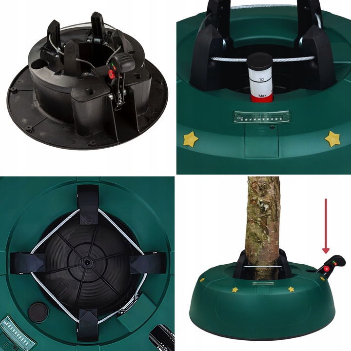 Stojak choinkowy KAMAI SELECT 2 do drzewka 2,5m ze wskaźnikiem wody