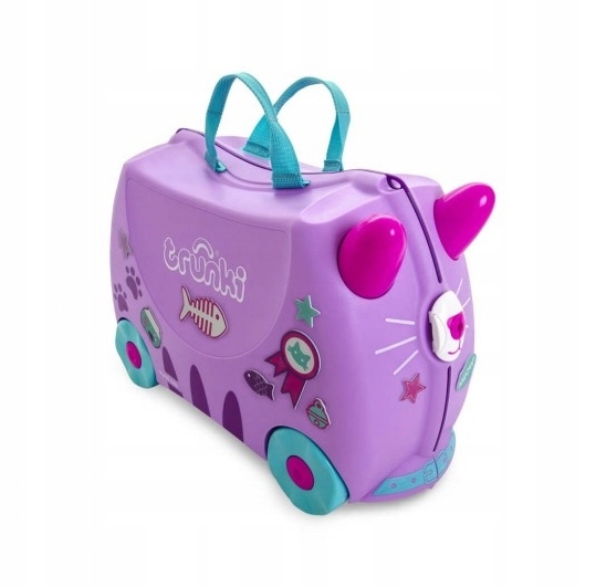 Trunki Jeżdżąca walizeczka Trunki - Kotek Cassie + naklejki