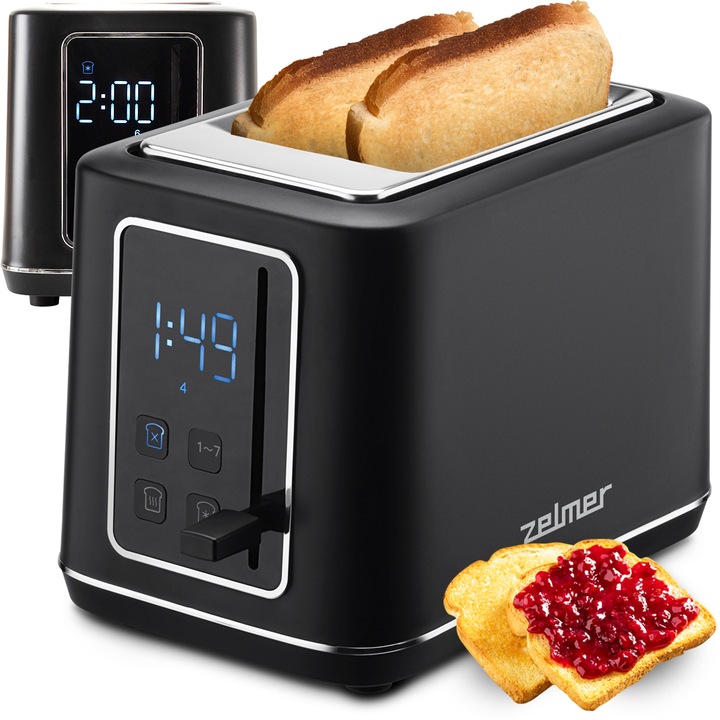 TOSTER ZELMER OPIEKACZ KANAPEK 7 POZIOMÓW ELEKTRYCZNY TOSTY 2 KROMKI 750W