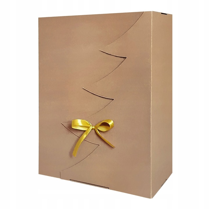 50 SZT - 1 SZT 13,80 BRUTTO PUDEŁKO PREZENTOWE 35x25x15 CM CHOINKA 1513