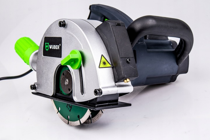 BRUZDOWNICA DO BETONU LASER 2 TARCZE WALIZKA 3100W WUBER