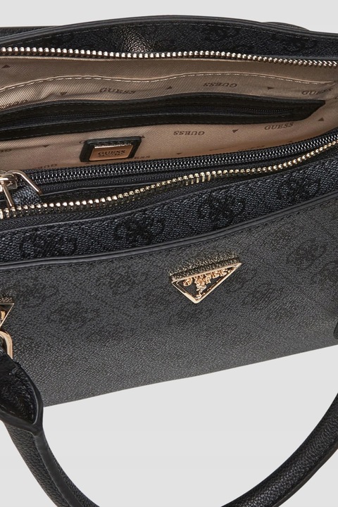 Torebka damska Guess Kuferek Elegancka Modna na zamek HWBG9672070 Czarna