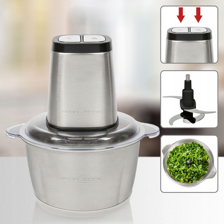 ELEKTRYCZNY ROZDRABNIACZ MALAKSER SIEKACZ DO WARZYW PROFICOOK PC MZ 501227