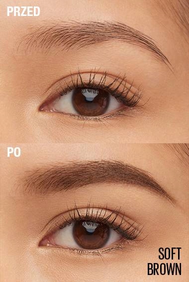 MAYBELLINE Express Brow Ultra Slim Kredka do brwi - 02 Soft Brown 1szt