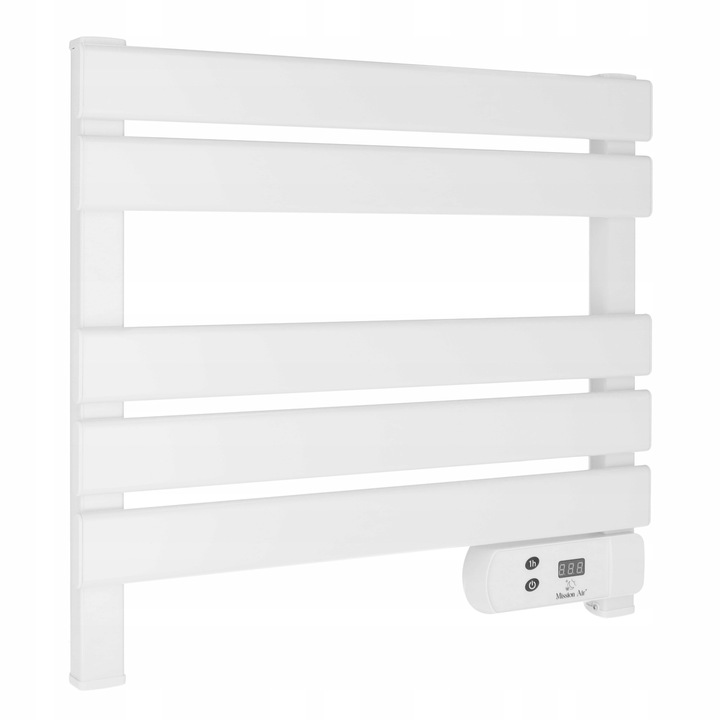 MAŁY GRZEJNIK ŁAZIENKOWY ELEKTRYCZNY drabinka suszarka timer BIAŁY 150W