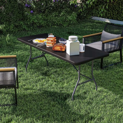 STÓŁ ROZKŁADANY OGRODOWY CATERINGOWY SKŁADANY WALIZKA GRATIS + 2 ŁAWKI