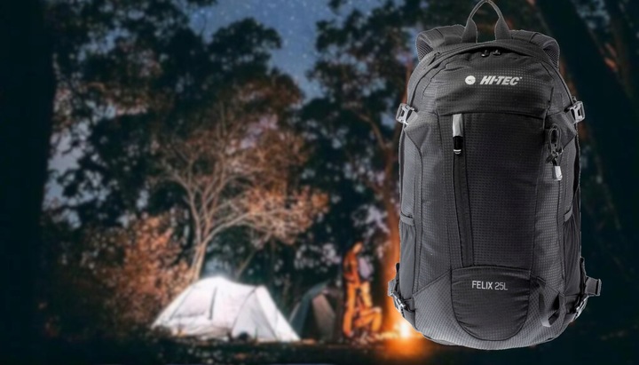 Plecak turystyczny trekkingowy szkolny pojemny pokrowiec wodoszczelny 20l