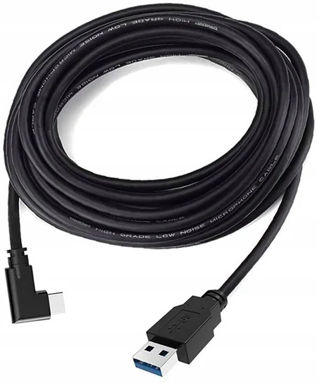 Kabel 5m USB 3.2 Gen 1 do Oculus Quest 2 / 3 LINK Steam WYTRZYMAŁY
