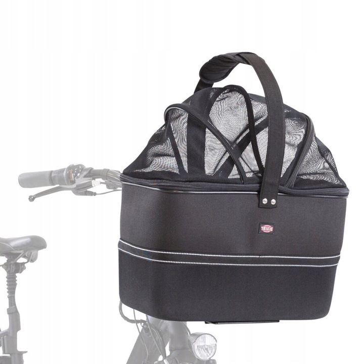 TRIXIE TRANSPORTER KOSZ DLA PSA KOTA NA ROWER KIEROWNICĘ + STELAŻ I OSŁONA