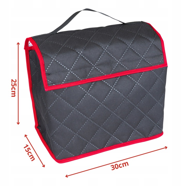 TORBA/ORGANIZER DO BAGAŻNIKA SAMOCHODU - CZERWONA LAMÓWKA