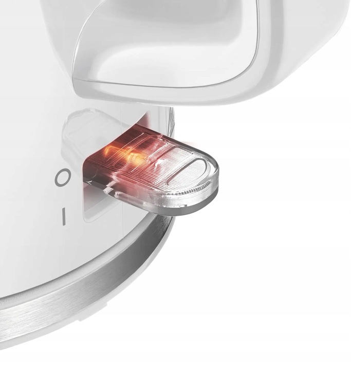 CZAJNIK AMICA KF1011 1,7L 2200W STRIX EASYOPEN FILTR OBROTOWA BAZA BIAŁY