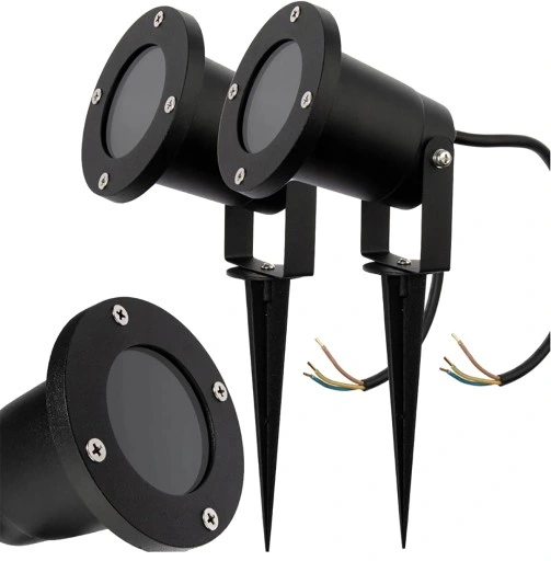 Lampa Reflektor LED wbijany GU10 Czarny