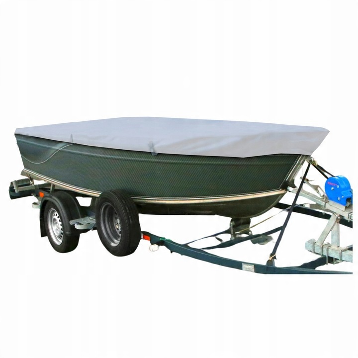 Pokrowiec plandeka na łódź wędkarską 210g 420-450