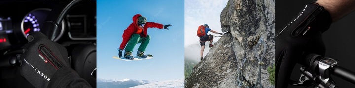 REKAWICZKI WEISNER DO SMARTFONA ROWEROWE DOTYKOWE