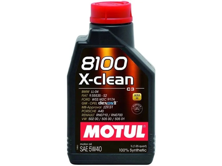 Olej MOTUL 5W40 1l 8100 X-CLEAN C3 / SN / LL0