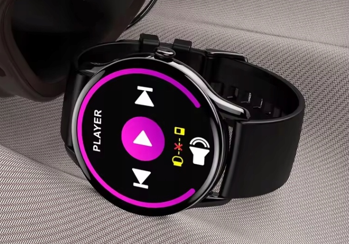 ZEGAREK SMARTWATCH SPORTOWY ROZMOWY MĘSKI DAMSKI POLSKIE MENU CZARNY 2PASKI