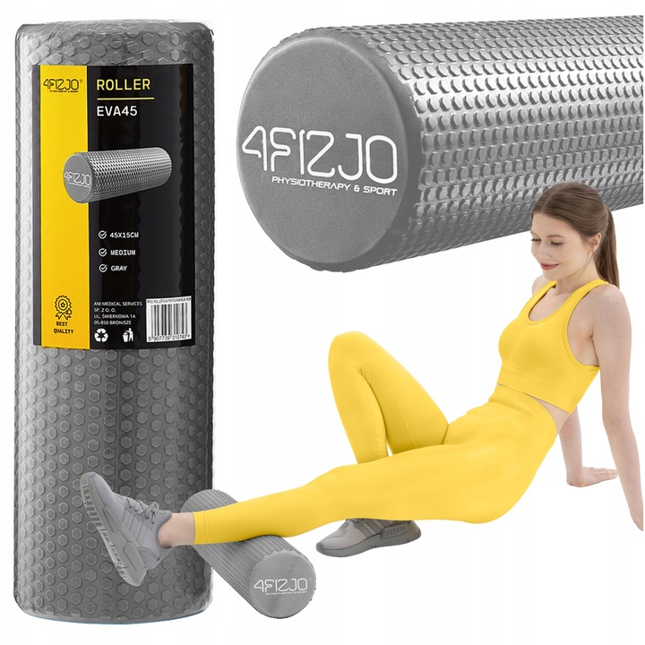 ROLLER WAŁEK DO MASAŻU PLECÓW CIAŁA STÓP NÓG Z WYPUSTKAMI REGENERACJA 45CM