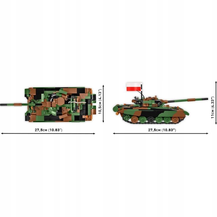 cobi 2624 Czołg T-72M1R ARMED FORCES T-72M1R (PL/UA)