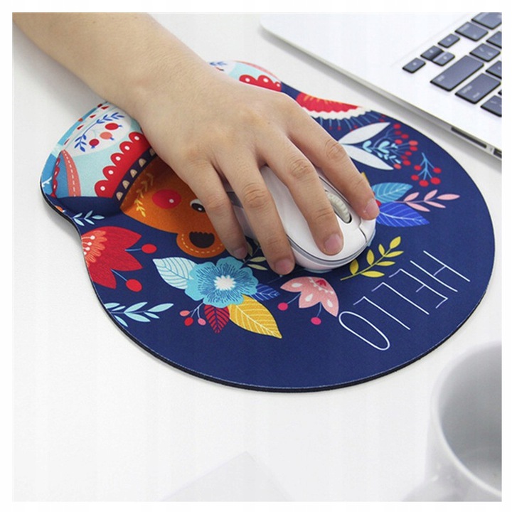 ŻELOWA PODKŁADKA POD MYSZ NADGARSTEK WYGODNA PRESENTY