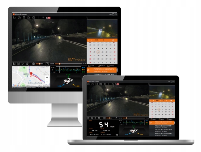 Rejestrator samochodowy MIO MiVue C590 GPS FHD + Karta 64GB