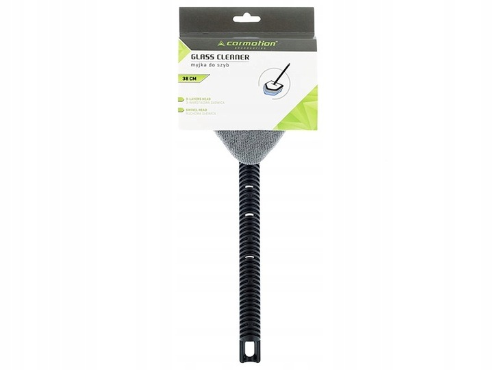 MYJKA DO SZYB Z MIKROFIBRY TRÓJKĄTNA UCHWYT 38CM