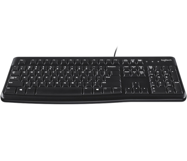 Klawiatura LOGITECH K120 czarna przewodowa USB 920-002479