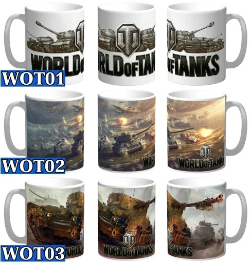 Kubek World of Tanks War Thunder + IMIĘ i KARTONIK