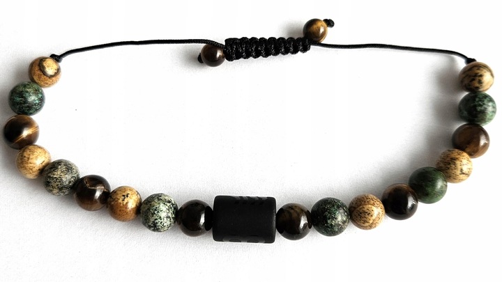 Bransoletka męska, znak zodiaku BARAN, REGULOWANA 17-24cm, Versatile