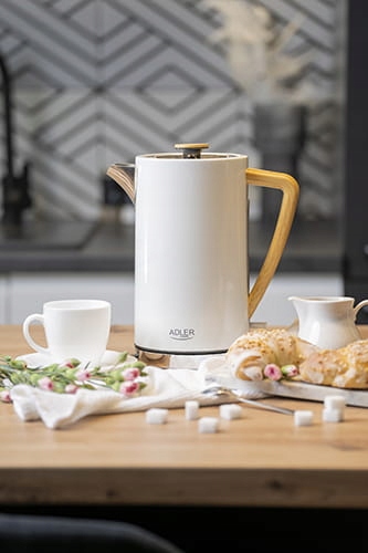 CZAJNIK ELEKTRYCZNY BEZPRZEWODOWY STALOWY STYL RETRO 1,7L 2200W STRIX