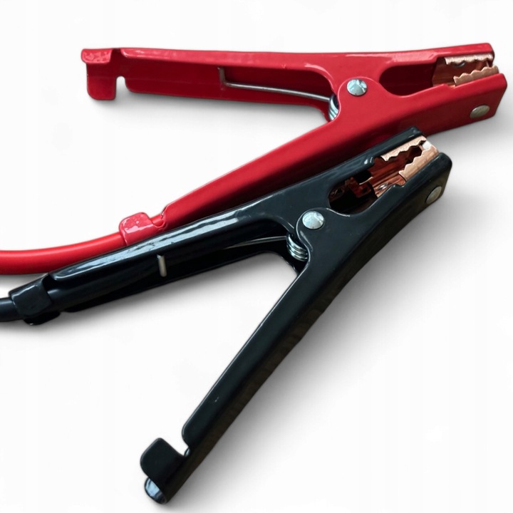 SOLIDNE KABLE PRZEWODY ROZRUCHOWE 900A 6m 6 metrów GRUBE 20mm2 2x 6m MOCNE