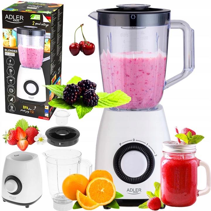BLENDER KIELICHOWY MIKSER 1,5L 1000W ADLER AD 4085