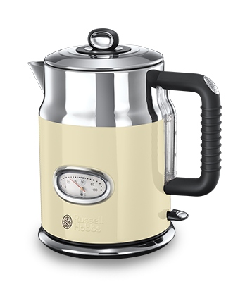 Czajnik elektryczny Russell Hobbs 21672-70 2400 W 1,7 l beżowy/brązowy
