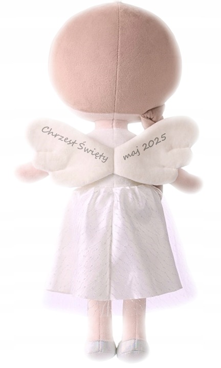 Prezent dla noworodka - LALKA Z METRYCZKĄ - Pamiątka na Chrzest - METOO 0+