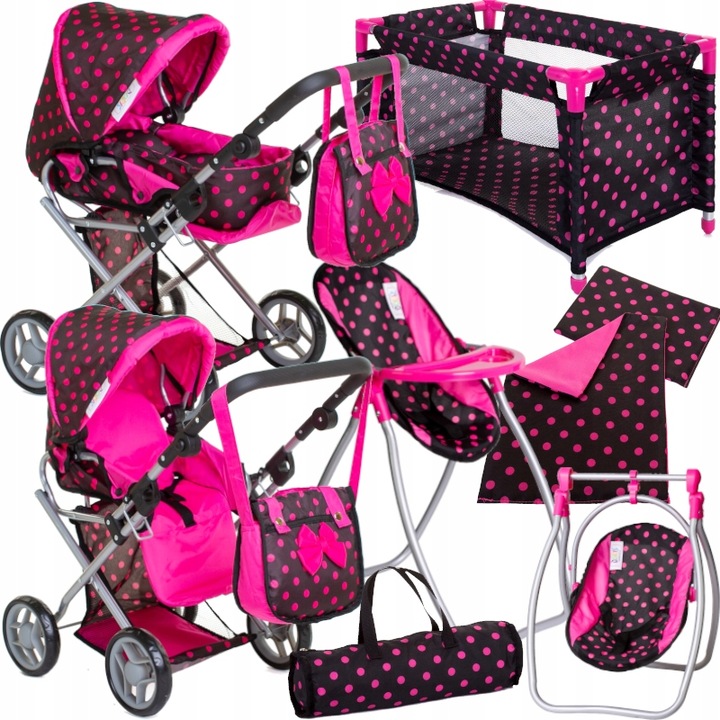 ZESTAW WÓZEK SPACERÓWKA GONDOLA KRZESEŁKO ŁÓŻECZKO