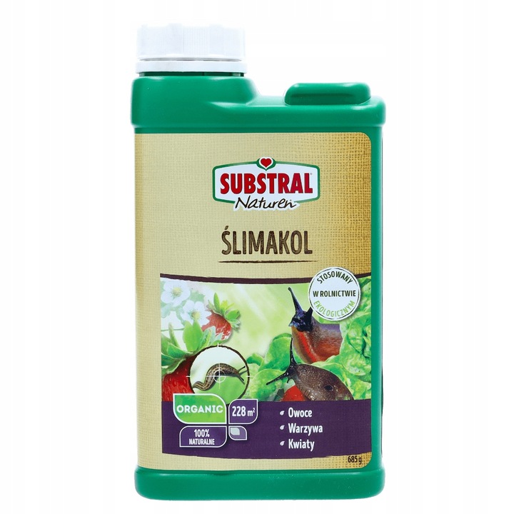GRANULAT NA ŚLIMAKI 685g Substral Naturen Ślimakol EKO BIO + LIMA ORO 200G