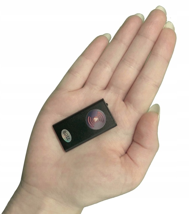 Dyktafon mini mały szpiegowski 32GB podsłuch draVires