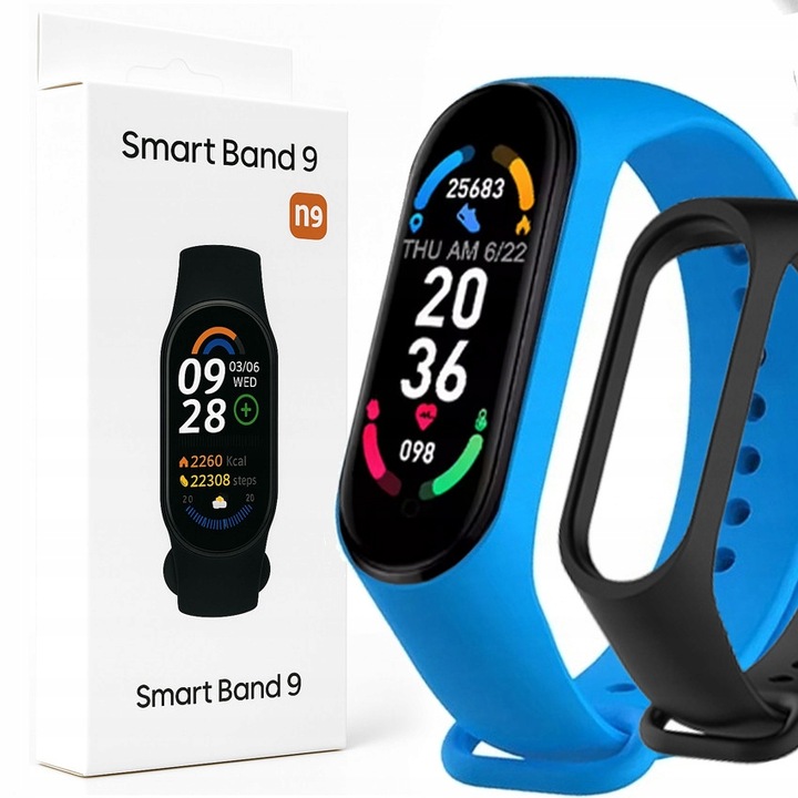 Smartwatch Dla Dzieci | Smartband 9 | Puls | Kroki | Kolorowy Ekran