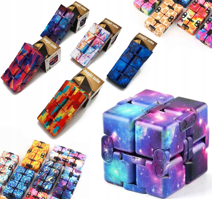 MAGICZNA KOSTKA ANTYSTRESOWA infinity cube FIDGET