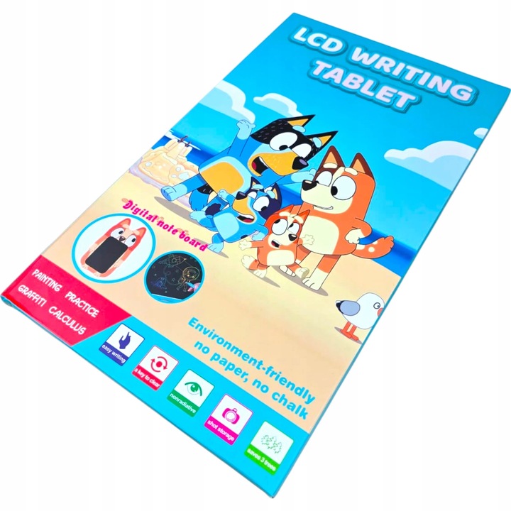 BLUEY I BINGO TABLET DO RYSOWANIA DLA DZIECI TABLICA EDUKACYJNA 8 CALI